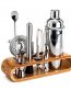 11pcs BAR SET WITH WOODEN STAND